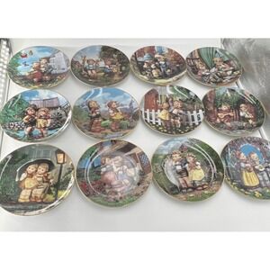 M.I. Hummel Danbury Mint Little Companions Limited Edition Porcelain Plates